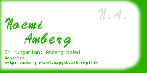 noemi amberg business card